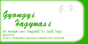 gyongyi hagymasi business card